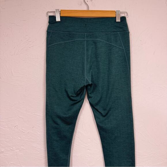 Title Nine Forest Green High Rise Leggings Women XS Yoga Pants Athletic Gorpcore - Picture 7 of 8